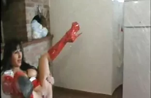 XXX Cổ điển Nóng Brunette Cougar xxx thu vat Hút thuốc Tình dục